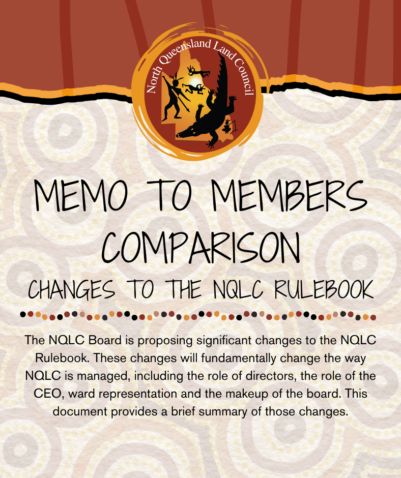 Memo to Members – Board’s Proposed Changes